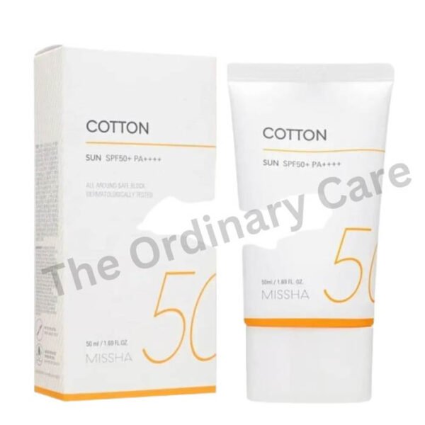 Missha Cotton sunscreen